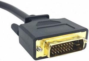Jimier Cable DVI 24+1 Male ale to HDMI Female Adapter Converter Cable For PC Laptop HDTV 10cm