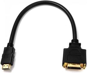 Chenyang Cable DVI Female to HDMI Male Adapter Converter Cable For PC Laptop HDTV 10cm