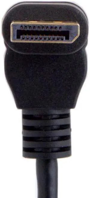 Xiwai Cable DisplayPort Display Port Male to Female 90 Degree Down Angled Extension Cable Xiwai Cable DisplayPort Display Port Male to Female 90 Degree Down Angled Extension Cable