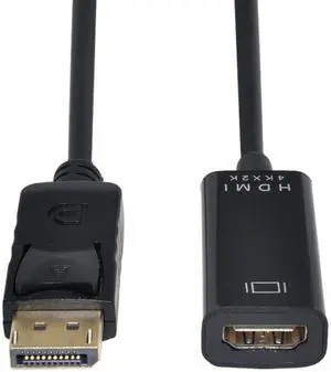 KAIBOXIXI DisplayPort DP Source to HDMI Sink Displays 4K 2K 30hz Ultra HD Cable for Desktop PC Monitors
