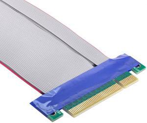 Xiwai Cable PCI-E Express 8X to 8x Male to Female Slot Riser Extender Card Ribbon Flexible Cable 20cm