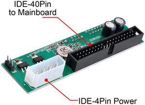 CYSM SATA Disk to IDE/PATA 40Pin Motherboard Converter Adapter PCBA for Desktop & 2.5 3.5" Hard Disk Drive