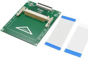 KAIBOXIXI 1.8" Compact Flash CF Memory Card to CE Ipod ZIF SSD HDD Adapter with 2 Cables