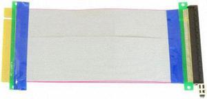 KAIBOXIXI PCI-E Express 16X to 16x Male to Female Riser Extender Card Ribbon Cable 20cm
