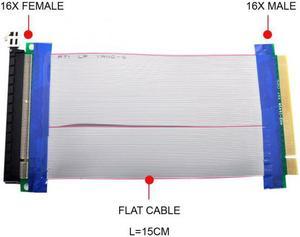 Chenyang Cable NGFF M-key NVME AHCI SSD to PCI-E 3.0 16x x16 Vertical Adapter with Cable Male to Female Extension