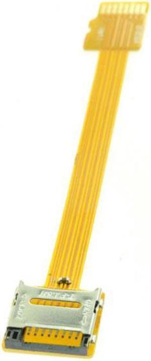 Jimier Cable Micro SD TF Memory Card Kit Male to Female Extension Soft Flat FPC Cable Extender 10cm