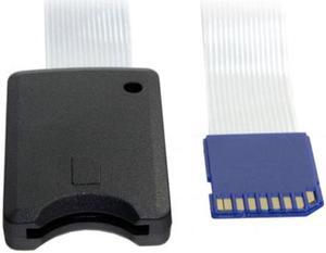 Jimier Cable Standard SD SDHC Memory Card Kit Male to SD Female Extension Soft Flat FPC Cable Extender 25cm