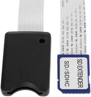 Chenyang Cable Standard SD SDHC Memory Card Kit Male to SD Female Extension Soft Flat FPC Cable Extender 25cm