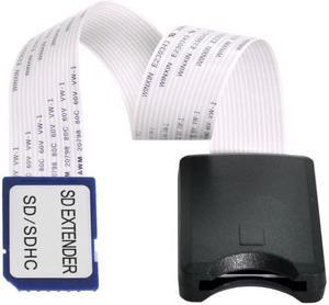 KAIBOXIXI Standard SD SDHC Memory Card Kit Male to SD Female Extension Soft Flat FPC Cable Extender 25cm