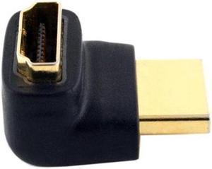 CYSM 90 Degree Up Angled HDMI 1.4 Male to Female Extension Adapter Converter