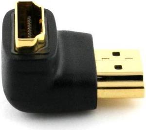 Chenyang Cable 90 Degree Down Angled HDMI 1.4 Male to Female Extension Adapter Converter