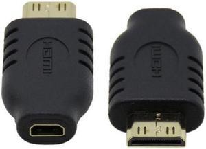 Jimier Cable Type D Micro HDMI Socket Female to Type-C Mini HDMI 1.4 Male Convertor Adapter