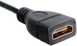CYSM Micro HDMI male to HDMI female Adapter short Cable 10cm for XOOM Droid X