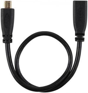 Chenyang Cable HDMI 1.4 D Type Micro HDMI Male to Micro HDMI Female M/F Extension Cable 30cm