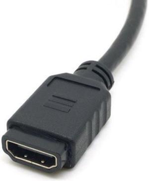 CYSM High Speed HDMI 1.4 Type E Male to Type A Female Video Audio Cable 0.3m Automotive Connection System Grade Connector