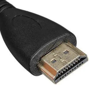 CYSM 90 degree right angled Type Mini HDMI Male to HDMI Male stretch spring CABLE 4ft