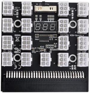 Cablecc CY PW-001 1200W Server PSU Power Supply Breakout Board Adapter with 17 Ports ATX 6 Pin for DPS-800GB 1200FB 1200QB