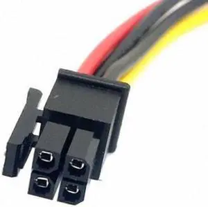 CYSM ATX Molex Micro Fit Connector 4Pin Male to Male Power Cable 60cm