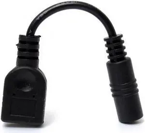 Xiwai Cable 5V USB Female to DC Power Jack 5.5 2.1mm Charge Adpter Cable for Cell Phone & Tablet