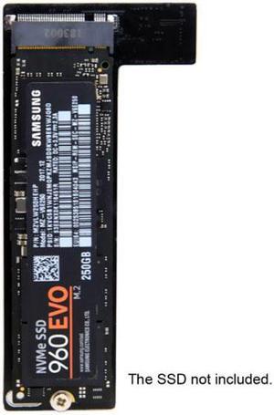 Jimier Cable M.2 NGFF M-Key NVME SSD Convertor Card for 2014 Macbook Mini A1347 MEGEN2 MEGEM2 MEGEQ2