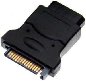 Xiwai Cable 15Pin SATA Male Power Cable to Molex 4-pin IDE Hard Disk Drive Power Adapter