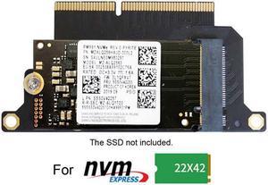 Chenyang Cable M.2 NGFF M-Key NVME SSD Convert Card fit for Macbook Pro  2016 2017 13" A1708 A1707 A1706