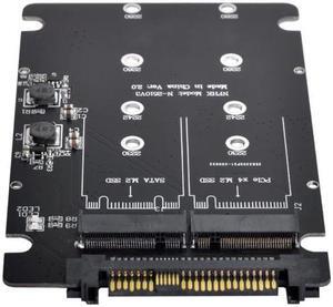 Jimier Cable SFF-8639 NVME U.2 to Combo NGFF M.2 M-key SATA PCIe SSD Adapter for Mainboard Replace SSD 750 p3600 p3700