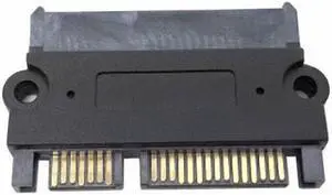 KAIBOXIXI 3.5" & 2.5inch SATA 22Pin 7+15 Male to SATA 22P 7+15 Female extension convertor adapter with screw holes