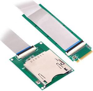 Jimier Cable NGFF M.2 NVMe Mainboard to CF Express Extension Cable M2 M-key for CFE Type-B Support R5 Z6 Z7 Memory Card