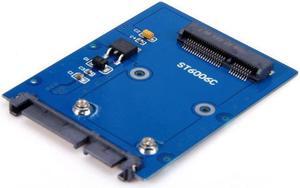 Jimier Cable Slim Type Mini PCI-E mSATA SSD to 2.5" SATA 3.0 22pin HDD Adapter Hard Disk PCBA