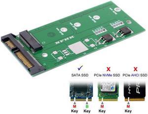 CYSM M.2 NGFF B/M-key 2 Lane SSD to 7mm 2.5" SATA 22pin hard disk case PCBA for E431 E531 X240S Y410P Y510P