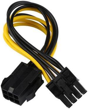 Xiwai Cable PCI-E PCI Express 6 Pin Male to 8 Pin Female Video Card Extension Power Cable
