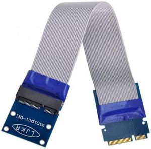 Chenyang Cable Flexible Mini PCI Express PCI-e Mini Card Extender 52pin Male to Female Extension FFC Cable