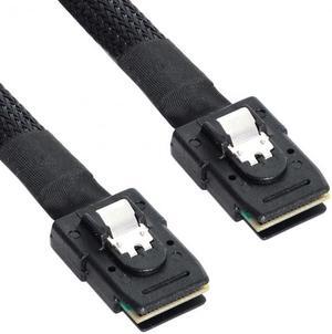 Jimier CY SF-001 70cm Internal Mini SAS 36Pin SFF-8087 to Mini SAS 36pin SFF-8087 Server Hard Disk Raid Data Cable