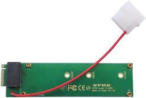 Jimier Cable Ruler 1U GEN-Z EDSFF Short SSD E1.S to NVMe NGFF M-key 4X Host Carrier Adapter with Power