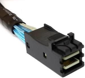 Chenyang Cable Slim Line SAS 4.0 SFF-8654 4i 38pin Host to HD Mini SAS 4i SFF-8643 36pin Target Cable 50cm