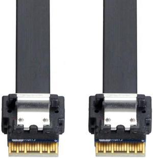 Chenyang SF-100-0.4M PCI-E Slimline SAS 4.0 SFF-8654 4i 38pin Host to SFF-8654 Slim SAS Target Cable 40cm