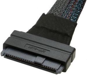 CYSM U.2 U2 SFF-8639 NVME PCIe SSD Cable Male to Female Extension 50cm 68pin