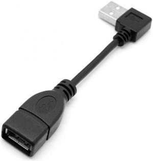 Chenyang Cable 480Mbps USB 2.0 Right Angled 90 Degree A type Male to Female Extension Cable 10cm