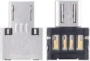 CYSM Ultra Mini DM Micro USB 5pin OTG Adapter Connector for Cell Phone Tablet & USB Cable & Flash Disk