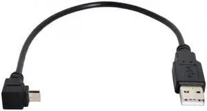 KAIBOXIXI up angled 90 degree Micro USB Male to USB Data Charge Cable for i9500 9300 N7100