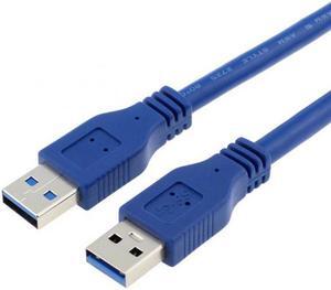 CYSM New Super USB 3.0 Standard A Type Male to A Type Male Cable 1m