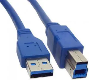 CYSM New USB 3.0 Standard A Type Male to B Type Male cable 1m for External Hard disk