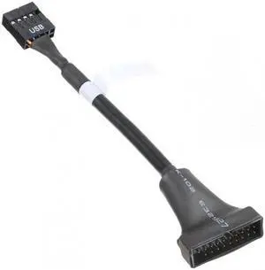 Xiwai Cable USB 2.0 9Pin Motherboard Housing Male to USB 3.0 20pin Header Device Female Cable
