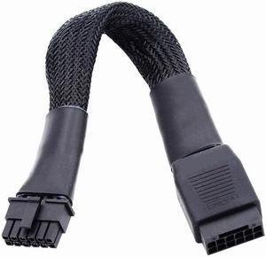Cablecc 12VHPWR ATX3.0 PCI-E 5.0 Power Modular Cable Male to Female Extension for 3080 3090TI PSU 16Pin 12+4P Graphics Card