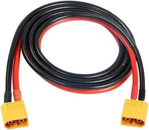 HKCY XT60 Male to Male 12AWG Extension Cable Connector for RC Battery Portable Power Station Solar Panel