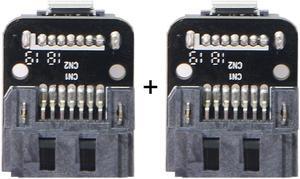 FVH SATA 7Pin Female to 7pin Male Up 90 Degree Angled Adapter Mainboard Motherboard for Desktops SSD HDD SA-017-UP