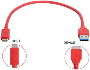 Xiwai USB 3.1 Type C Male USB-C Host to Standard USB3.0-A Male Device OTG Data Cable 100cm for Laptop Phone