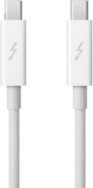 Jimier Thunderbolt 2 Port Male to Male Video Data Cable for MacBook & SSD & Displays TB-004-WH