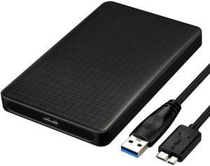 FVH 2.5 Inch Sata 22pin 7+15 SSD to USB 3.0 External Hard Disk Enclosure for Laptop & PC & Macbook U3-191